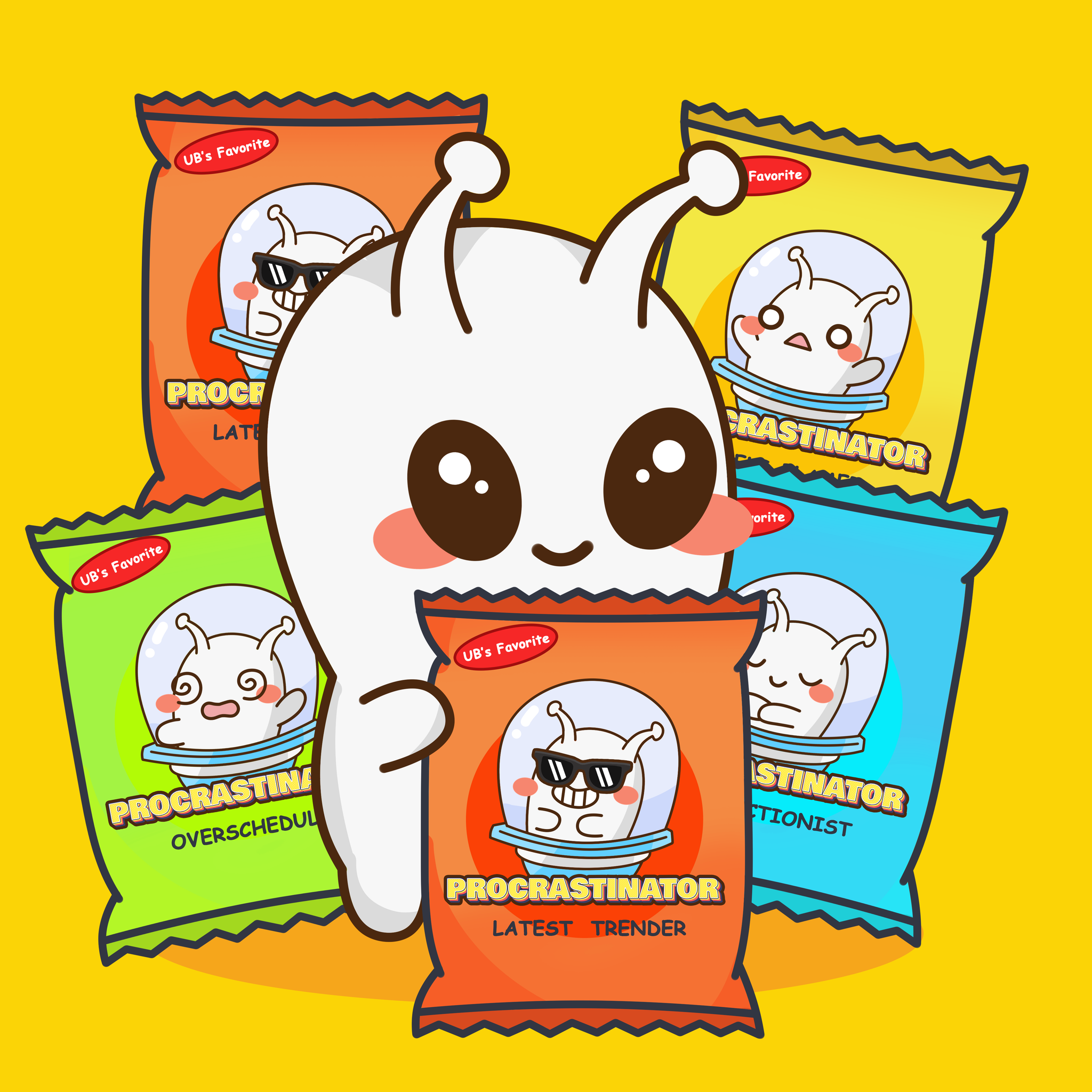 Unfinished Business' Favorite Snack - Procrastinator Variety Pack! What's Your Favorite?