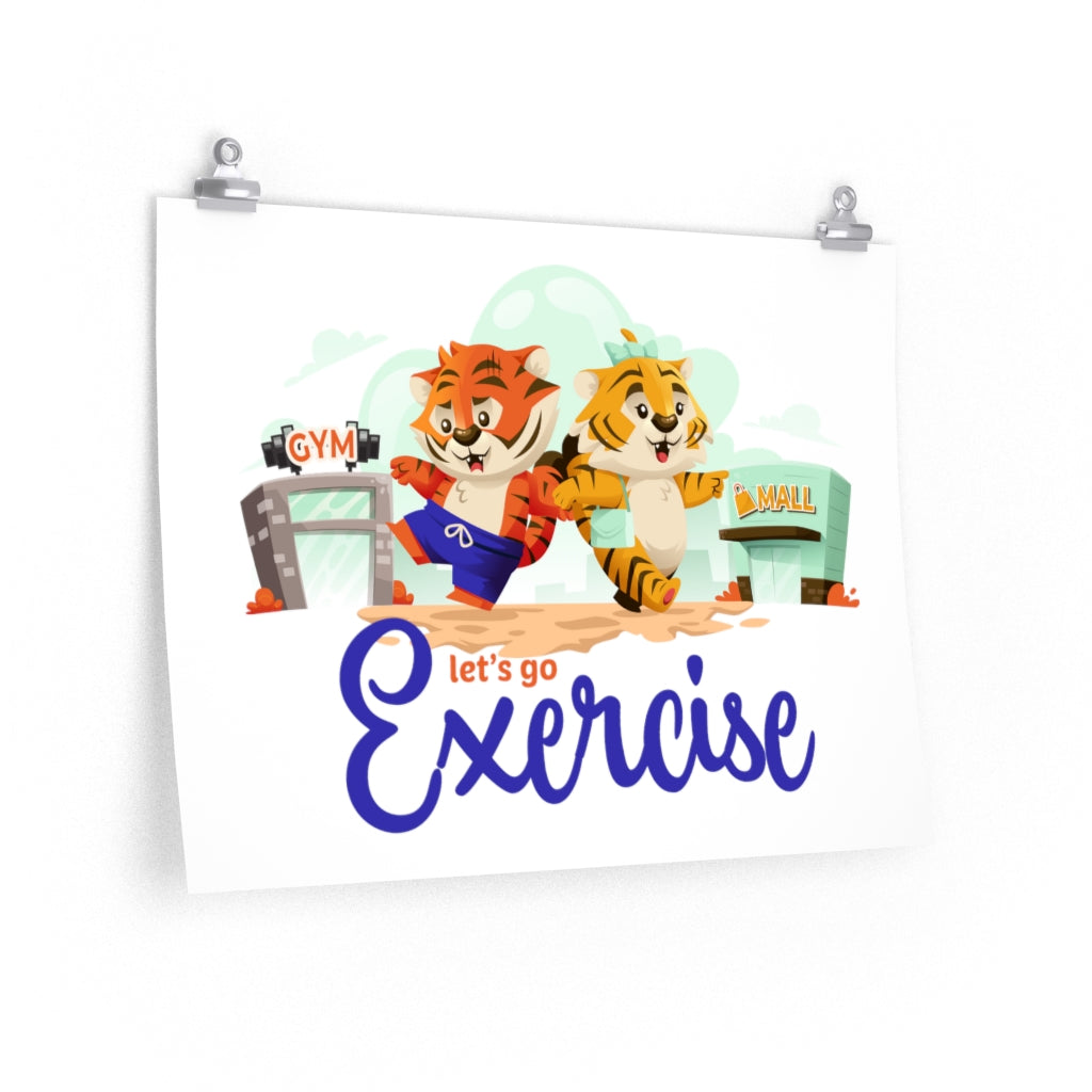 Let's Go Exercise Kai Kika Poster