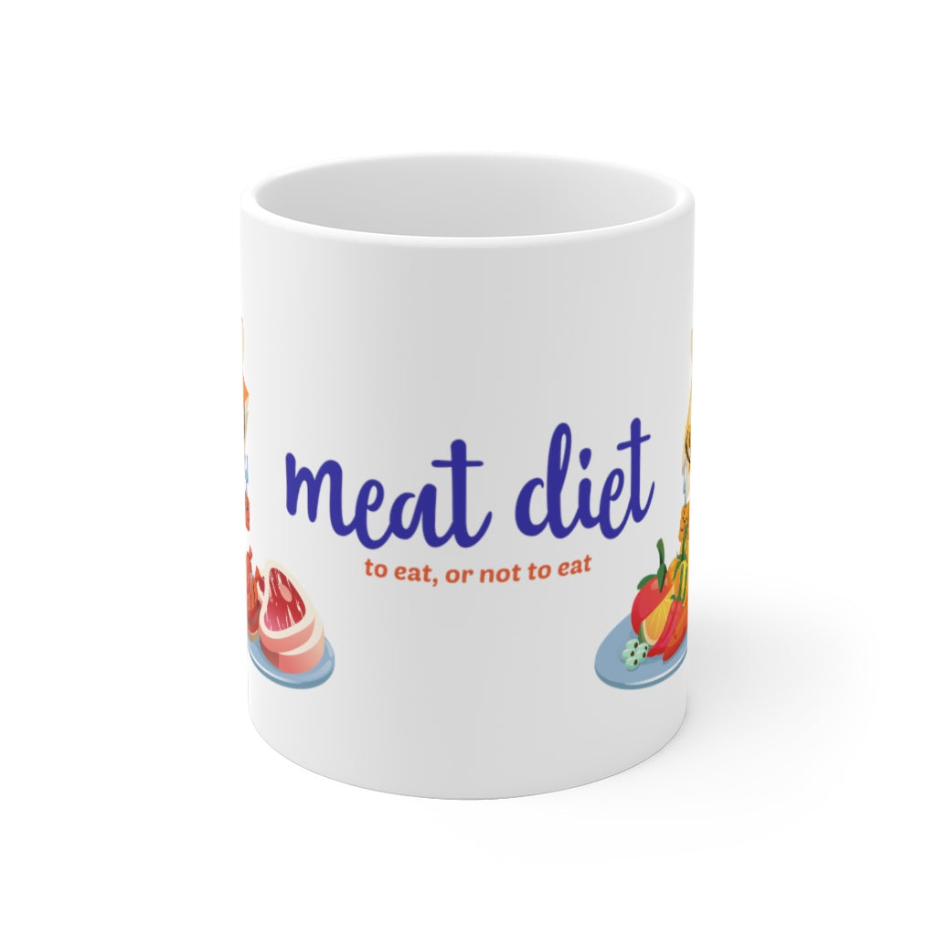 Meat Diet To Eat or Not To Eat Kai & Kiki Mug