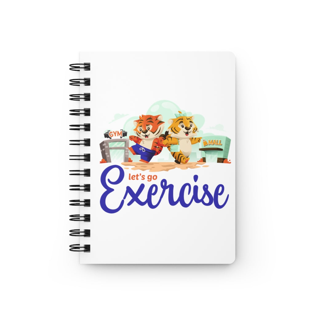 Let's Go Exercise Kai & Kika Spiral Notebook